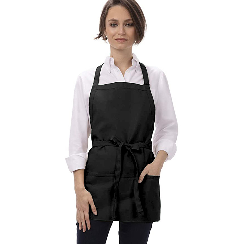 Home Cooking Service - Polyester 3 Pocket Adjustable Neck Apron