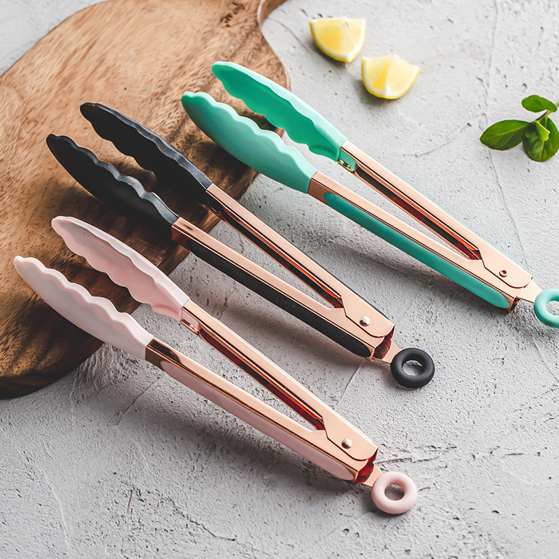 Home Cooking Utensil Set - Hoa Hồng Vàng Ốp Kẹp Bánh