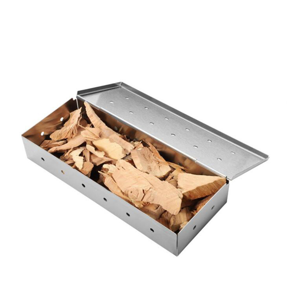 Outdoor BBQ Wood Chip Smoker B - đánh giá và giá Smoker Box Wood Chip