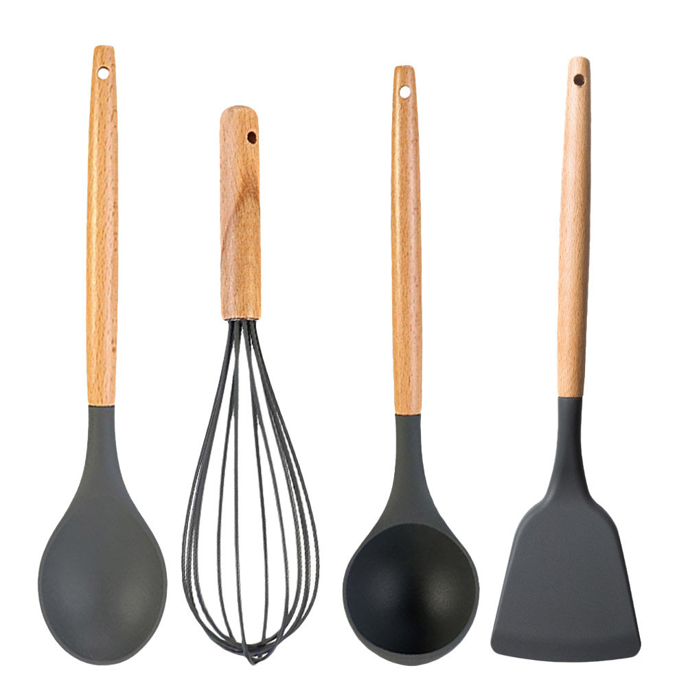4Pcs Cooking Utensil Set Nonst - đánh giá và giá Home Cooking Utensil Set
