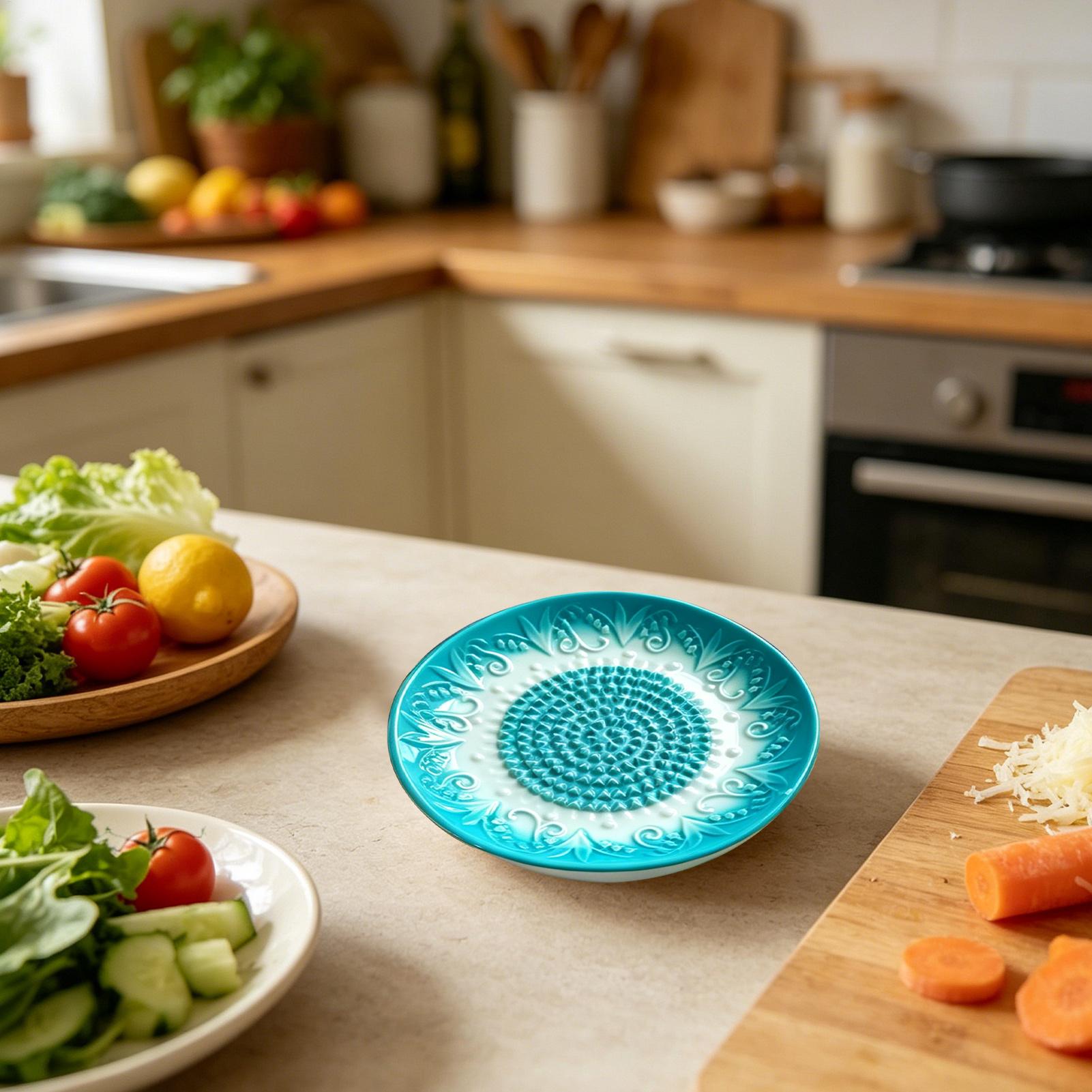Ceramic Garlic Grater Plate Em - đánh giá và giá Home Cooking Meal