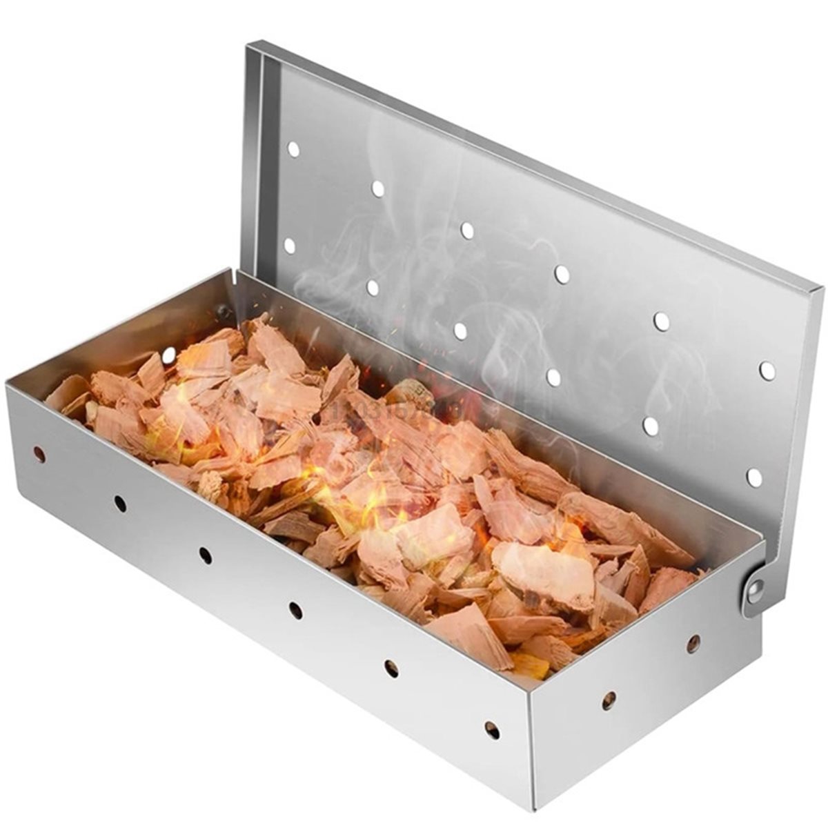 A72P Stainless Steel BBQ Smoke - đánh giá và giá Smoker Box Wood Chip