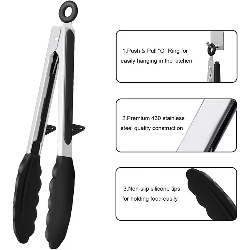3pcs Silicone Kitchen Cooking  - đánh giá và giá Home Cooking Utensil Set