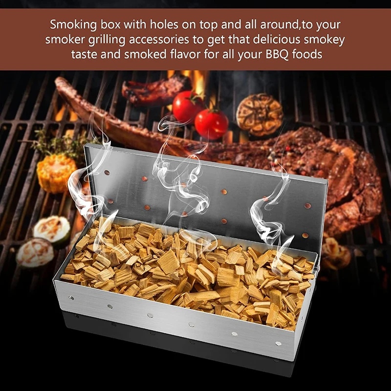 Stainless Steel Smoker Box for - đánh giá và giá Smoker Box Wood Chip