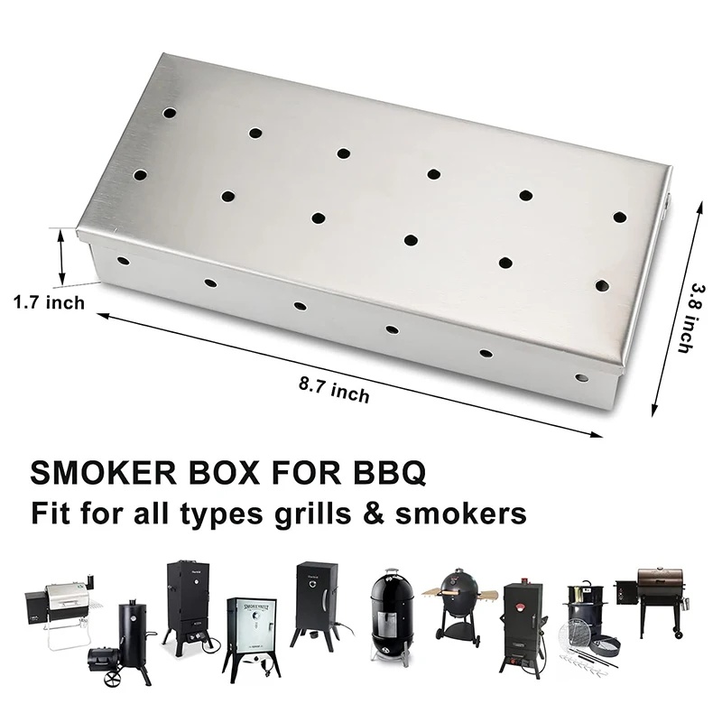 Stainless Steel Smoker Box for - đánh giá và giá Smoker Box Wood Chip