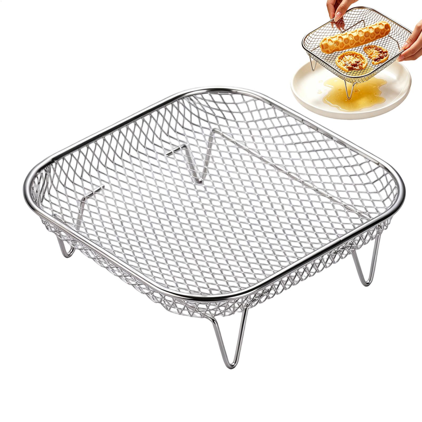 Air Fryer Rack Square Food Gra - đánh giá và giá Home Cooking Show