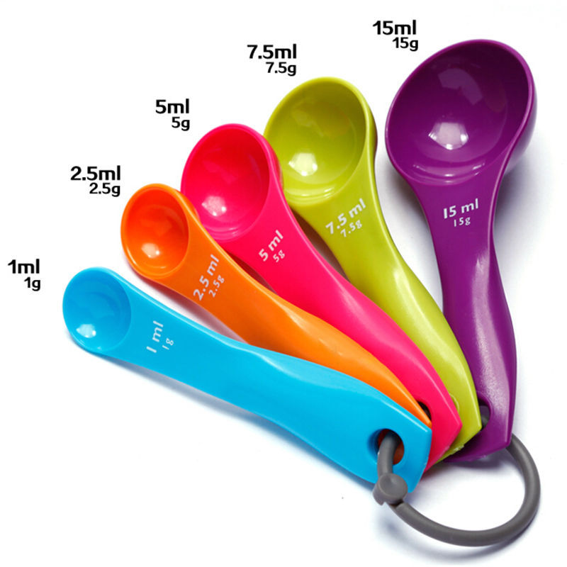 5Pcs Salt Oil Spoon Lovely Kit - đánh giá và giá Home Cooking Utensil Set