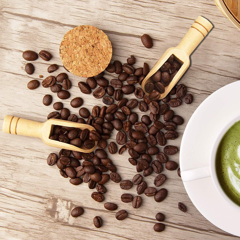 2/5PCS Wooden Coffee Scoop Set - đánh giá và giá Home Cooking Utensil Set