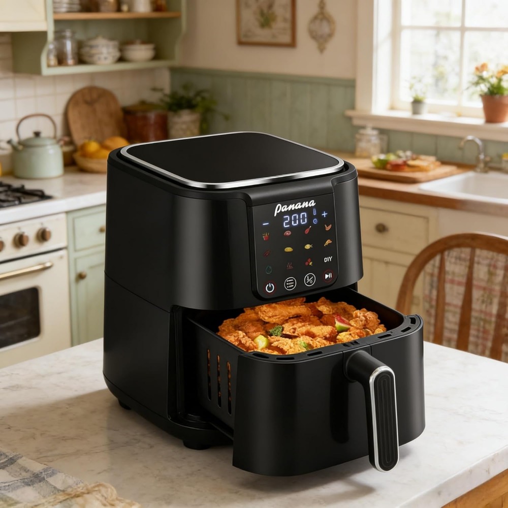 Large 6Qt Oil Free Airfryer Ov - đánh giá và giá Home Cooking Meal