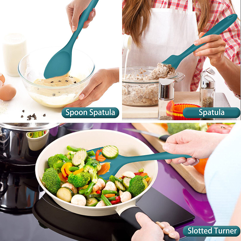 Silicone Cooking Utensils Set  - đánh giá và giá Home Cooking Utensil Set