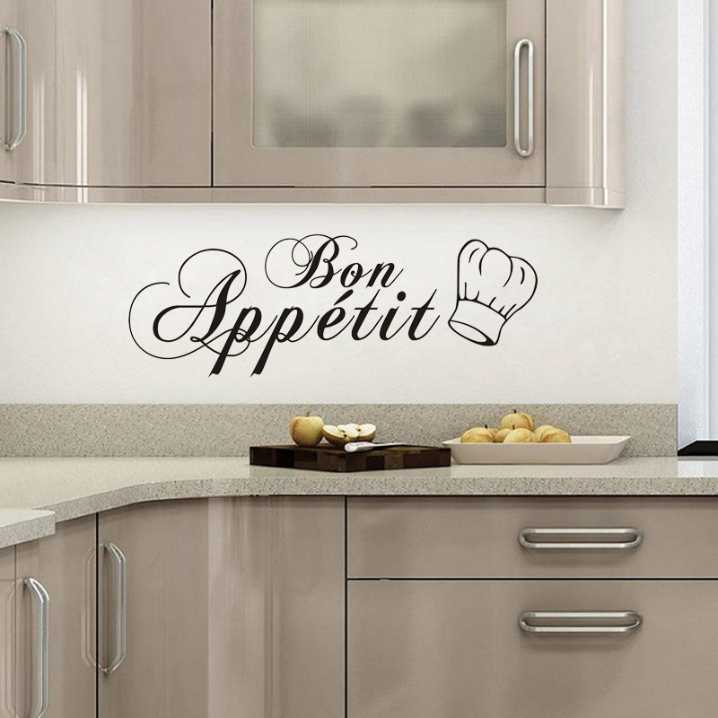 Elegant Bon Appétit Wall Decal - đánh giá và giá Home Cooking App
